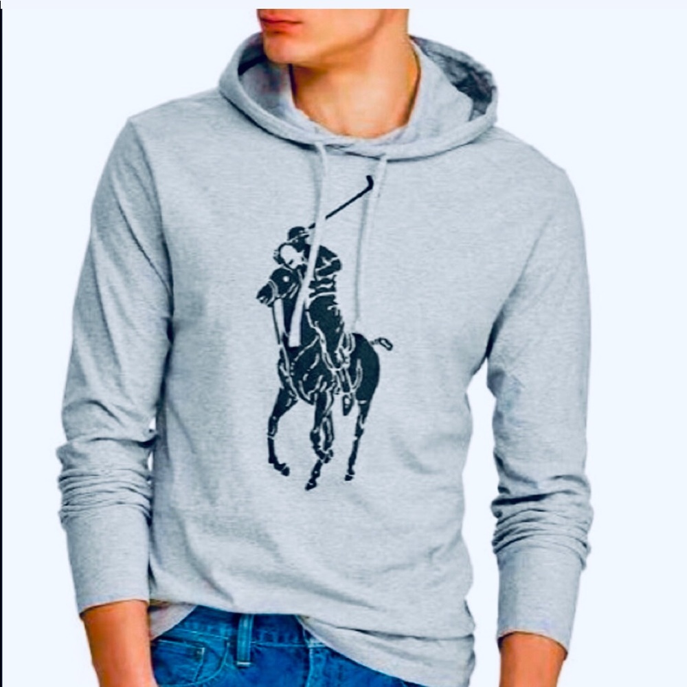 Polo Ralph Lauren Men’s Big Pony Jersey w/Hood
